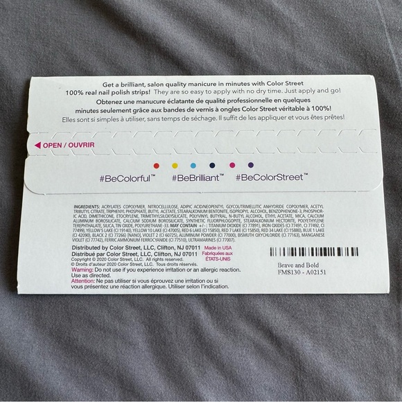 *Retired* Color Street: Brave and Bold | Teal Blue Shimmer Fall Summer Spring - Picture 4 of 10